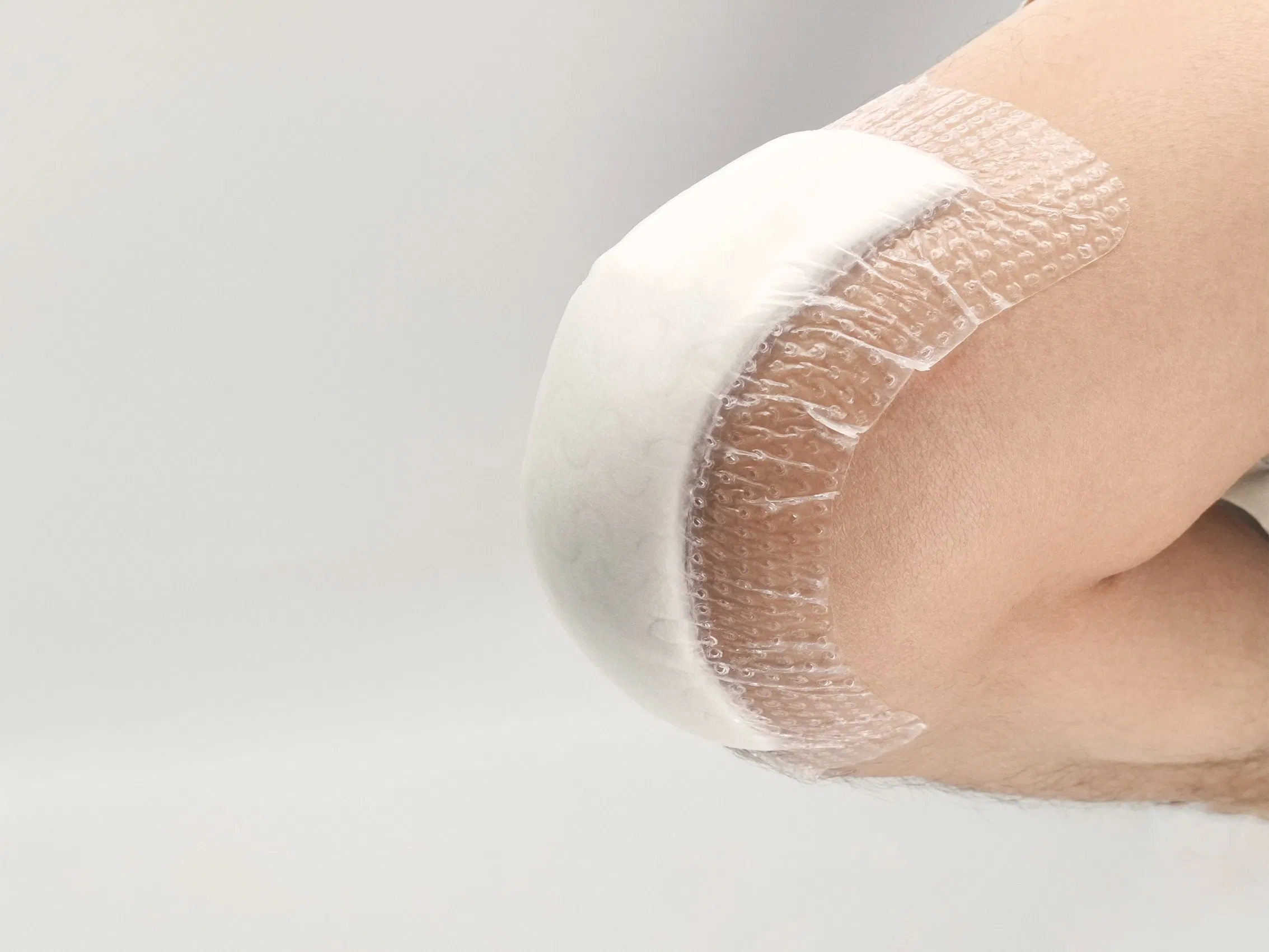 ضمادة طبية disposable سيليكون مقاومة للماء وقابلة للتنفس للجروح الجراحية المفتوحة بعد العملية