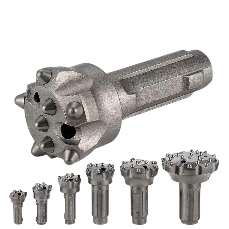 High-Speed Mining Drill Bit Low-Pressure Tungsten Steel Cross DTH Bit for Well Drilling Hard Rock Excavation 3-Year Warranty