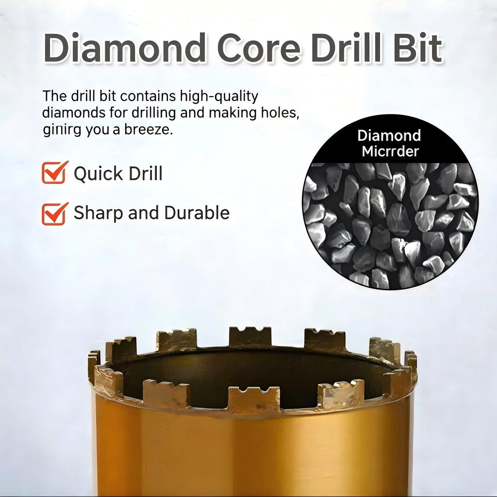 Factory Wholesale 3.3"-3.84" High Speed Long Life Sharp Durable Diamond Core Drill Bit Concrete Masonry Drilling 3-Year Warranty