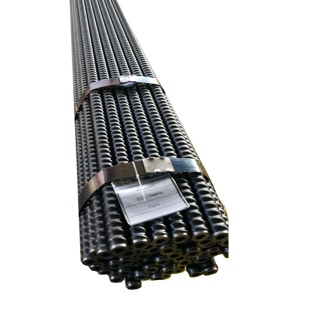 Self Drilling Anchor Bolt R32 34mm Bolts Mining Threaded Resin Anchor bar Ibo Bolt Anchor
