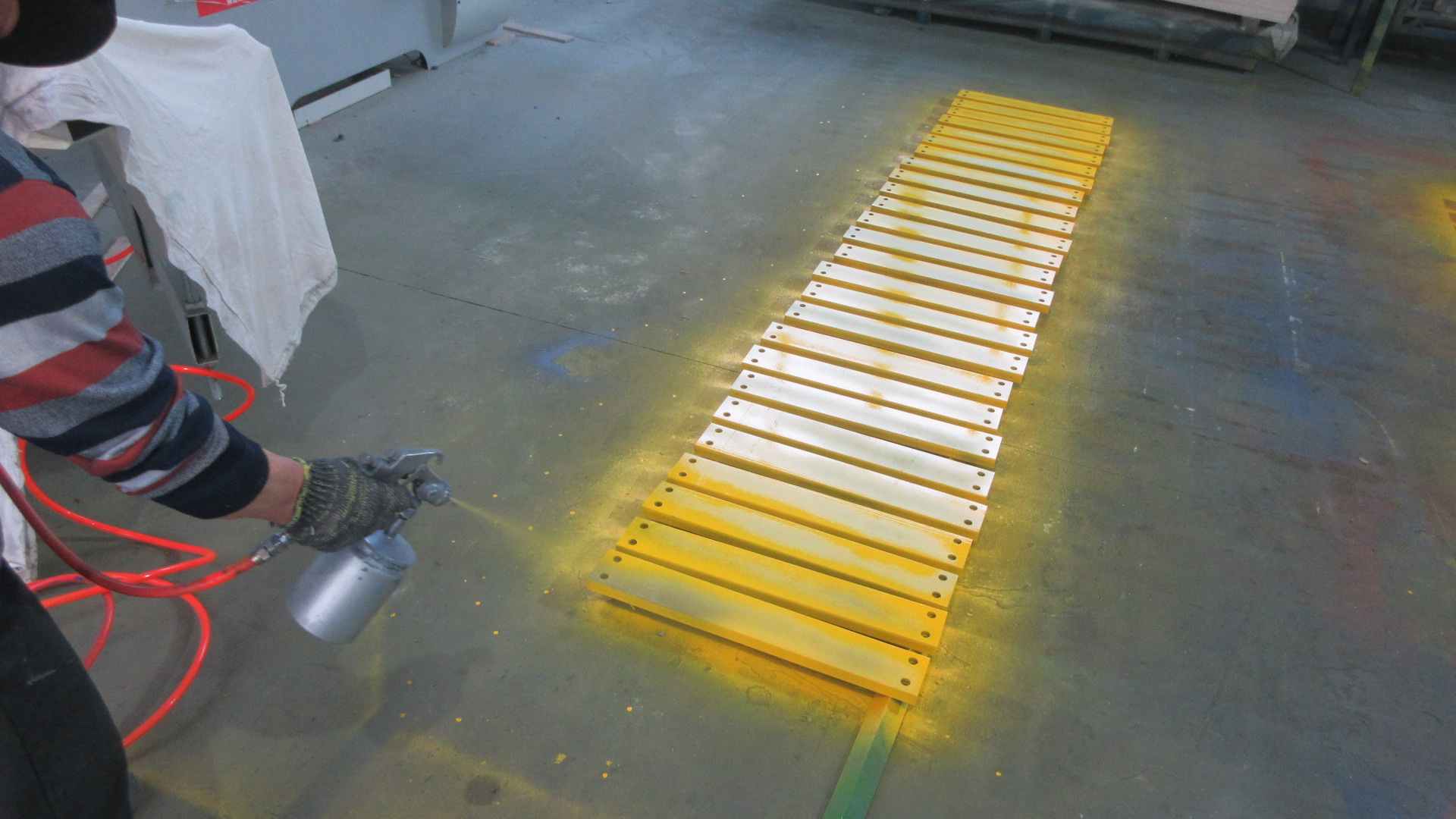 Protective painting and surface finishing of cutting picks