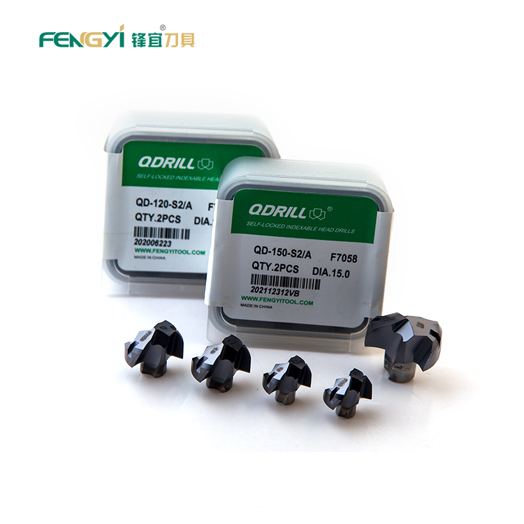 Fengyi Customized Step Drill Bit Set Drill Tip Indexable Inserts Standard Drilling Head