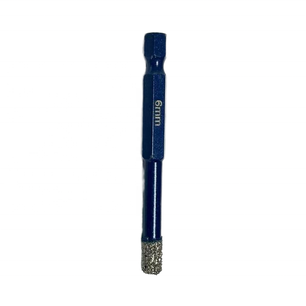 Diamond Dry Drill Bit For Granite Marble Ceramic Tile Glass 6mm Masonry Drill Bits Steel 8/10/12/14mm Vacuum Brazed Drill Bits