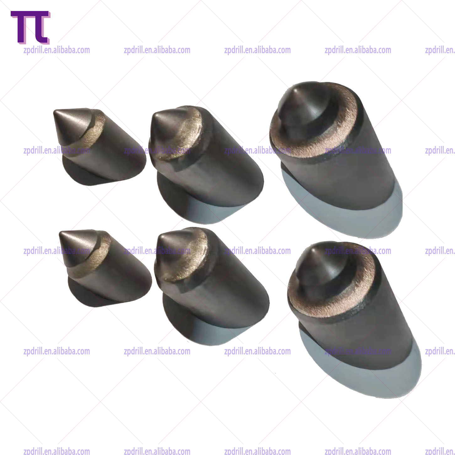 HDD Drilling Tools BR1 BR4 RT1 DT50 HDD Horizontal Directional Weld on Drilling Bits for Rock Reamer Weld-on Rock Drill Teeth