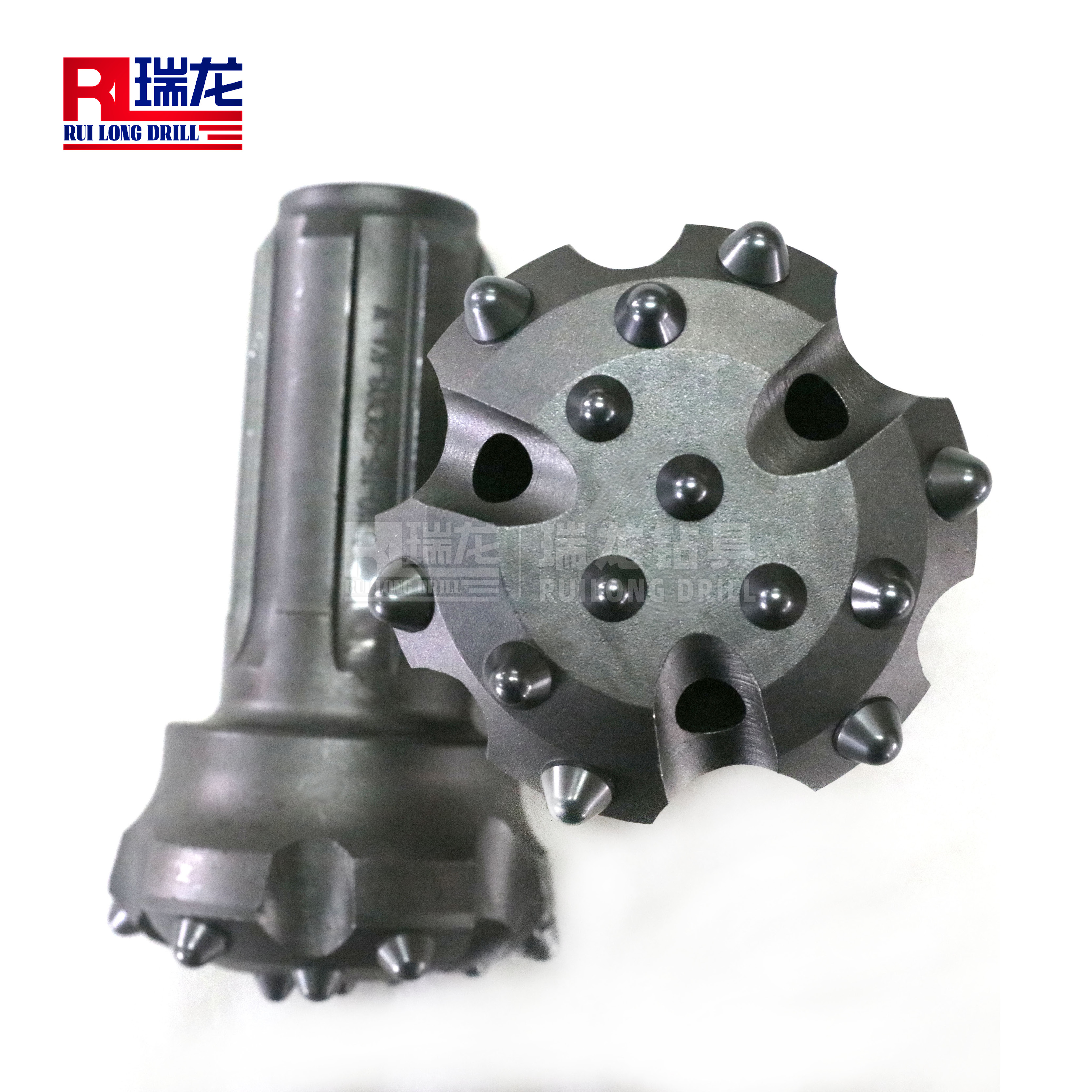 5 Inch DTH Hammer Drill Bit For Hard Rock Quarrying And Deep Water Well Drilling