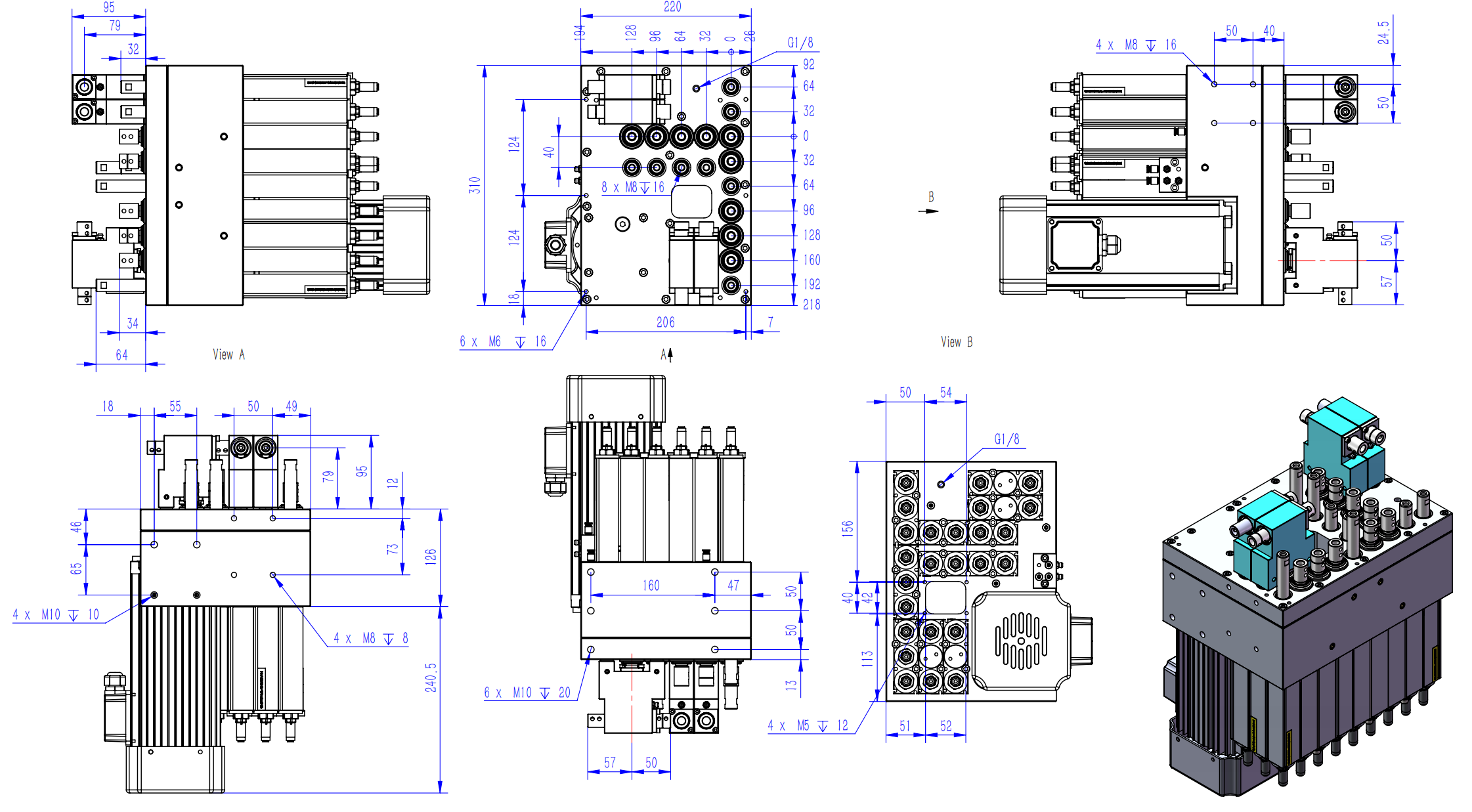 Boring heads HQP-V9H4F8R