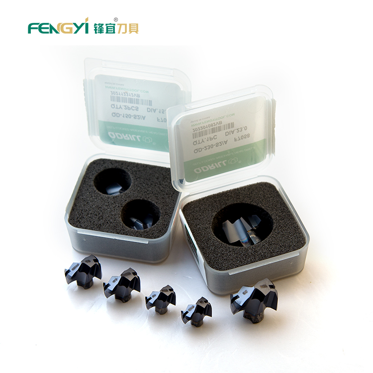 Fengyi Customized Step Drill Bit Set Drill Tip Indexable Inserts Standard Drilling Head