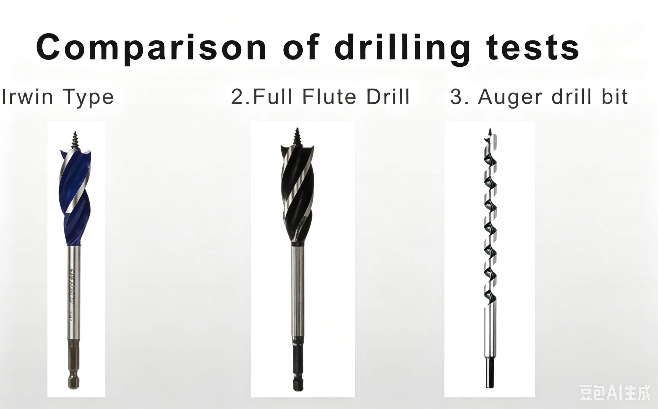 Anti-Stuck 40CR Steel Wood Drill Bit with Quick Change Hex Shank Black Oxide Finish 24mm Diameter for Cordless Hand Drills