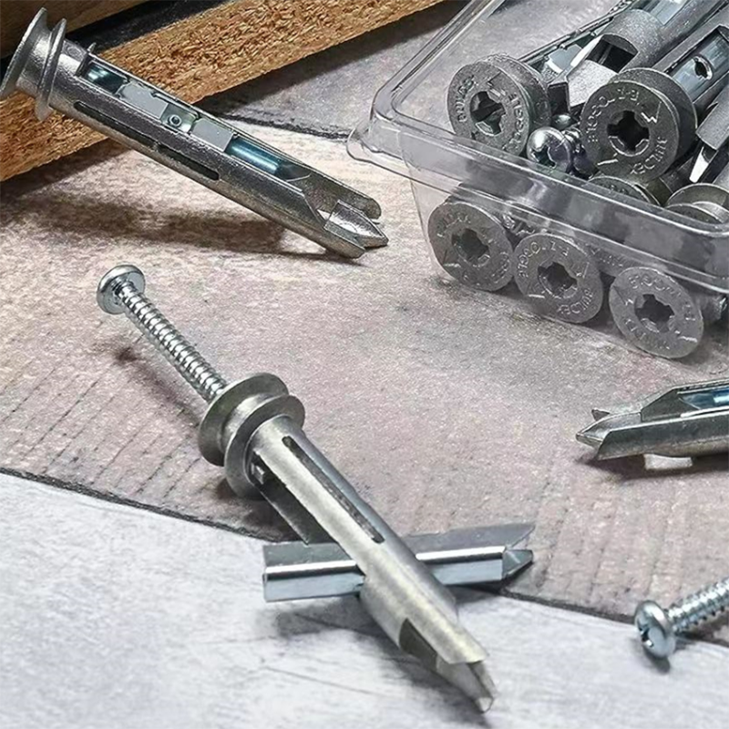 Steel Expansion Anchor Drywall Toggle Anchor Bolts Heavy Duty Self-Drilling Anchor
