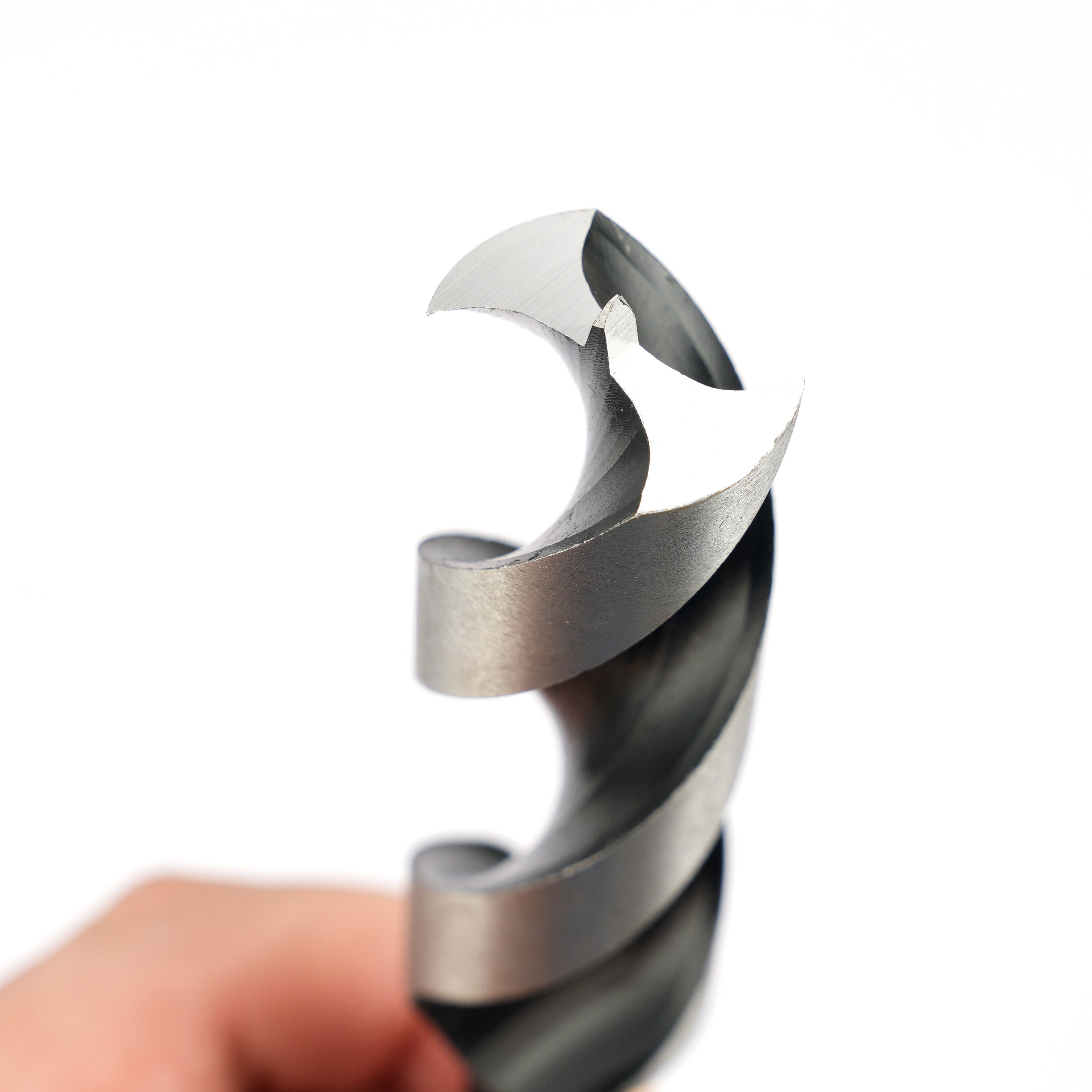 Anti-Stuck 40CR Steel Wood Drill Bit with Quick Change Hex Shank Black Oxide Finish 24mm Diameter for Cordless Hand Drills