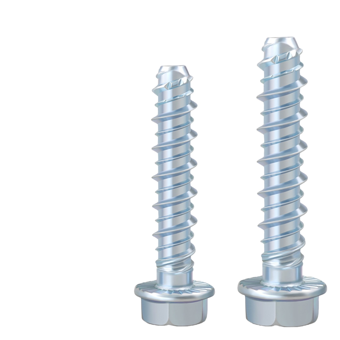 Hexagonal Flange Concrete Self-Tapping Galvanized High-Strength Anchor Bolt Self-Cutting Screw Wall Self-Drilling Expansion Nail