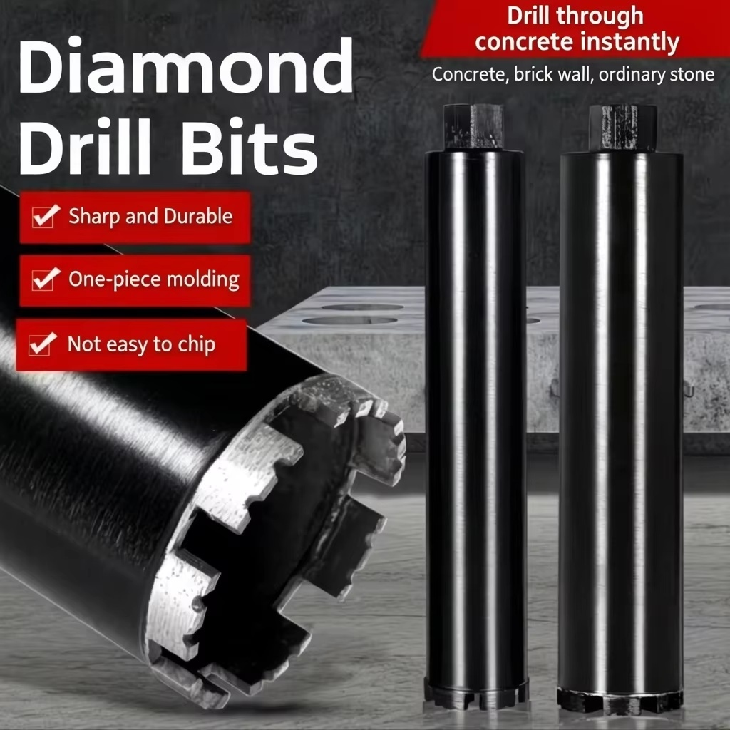 Jiu Yan Factory Direct Diamond Core Drill Bits 18-275mm For Concrete Cement Stone Coring/Drilling Hot Pressed Sintered 3-Year