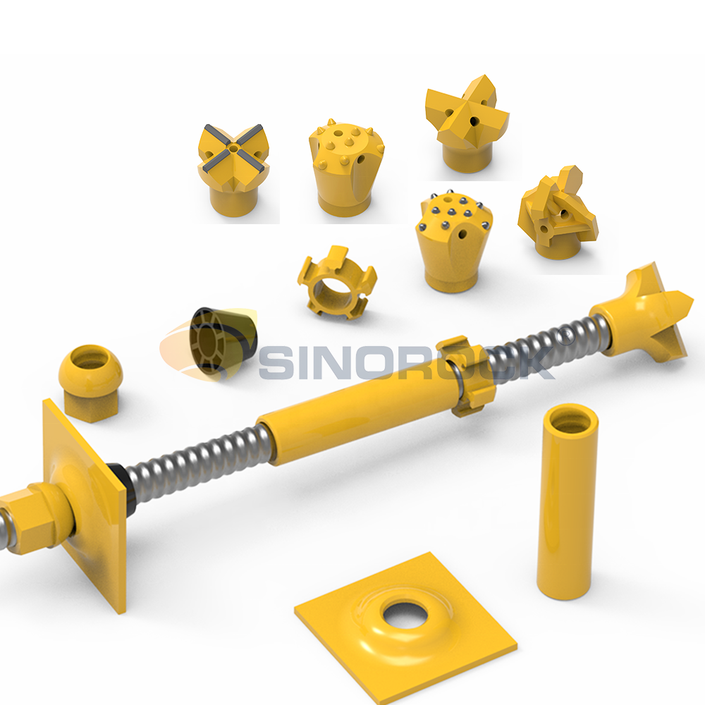 R51 Steel Self-Drilling Anchor Bolt for Ground and Foundation Project