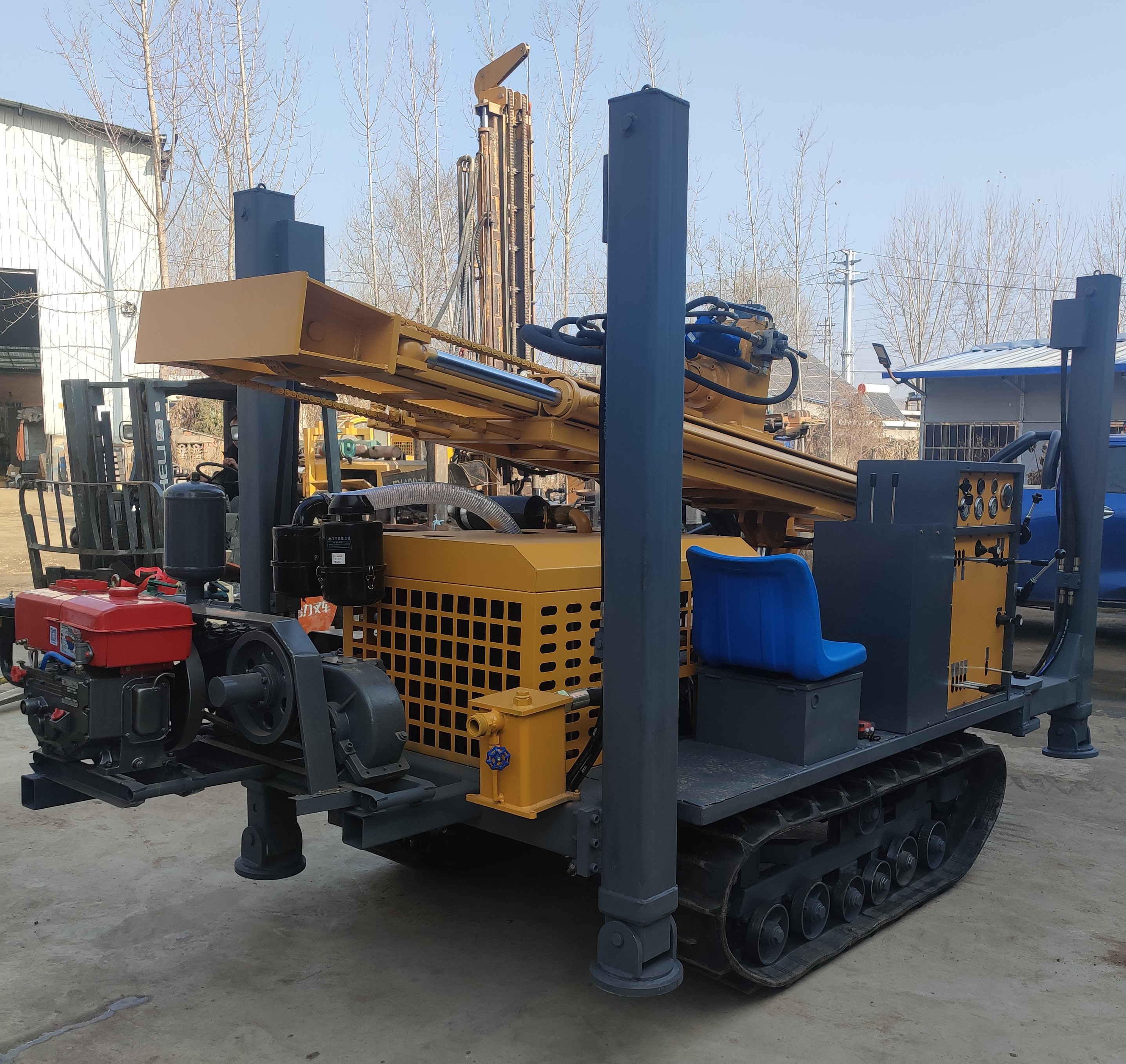 hammer Drill Machine Pneumatic DTH Crawler Drilling Rig Drilling Rock And Stone