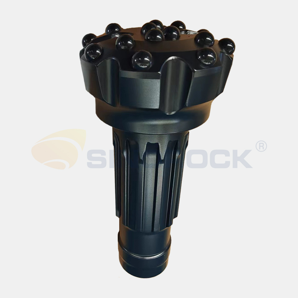 Convex Face DTH Hammer Rock Drill Bits High Air Pressure Button Bit Forging Ore Mining Steel and Carbide Carbon Steel Material