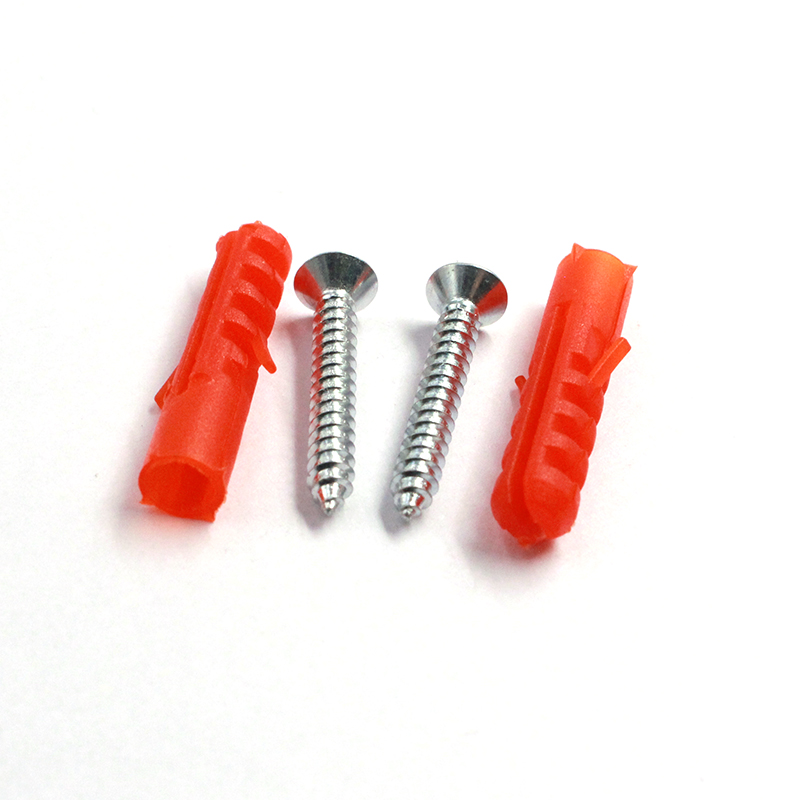 Red Color Self-drill Plasterboard Fixing Plastic Nail Expansion Bolt Nylon Anchors Wall Plug Screw