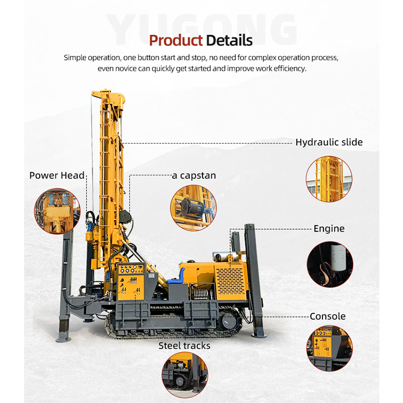 Water Drilling Machine Depth 200m 350m 500m 1000m Deep Water Well Drilling Rig For Well Drilling Machine For Sale