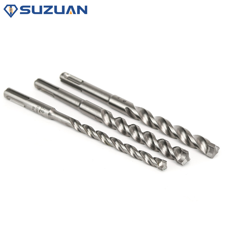 SDS Plus Shank 3-Blade Drill Bit - Tungsten Carbide Tip, Sandblasted Coating for Masonry &amp; Concrete