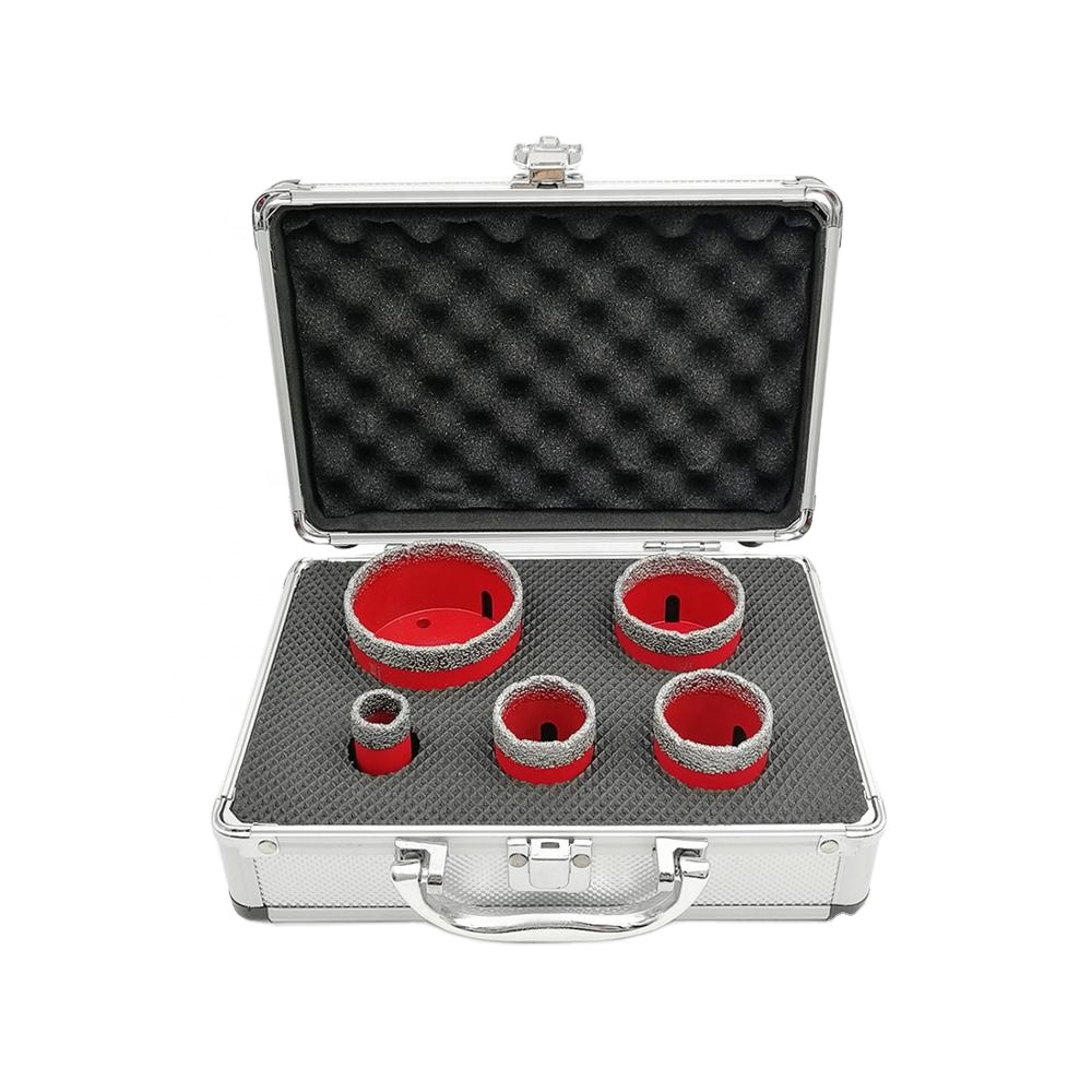 SHDIATOOL Dia 20/35/40/50/68mm Diamond Core Drilling Bit Set Diamond Hole Saw Hole Cutter for Porcelain Tile Granite Marble