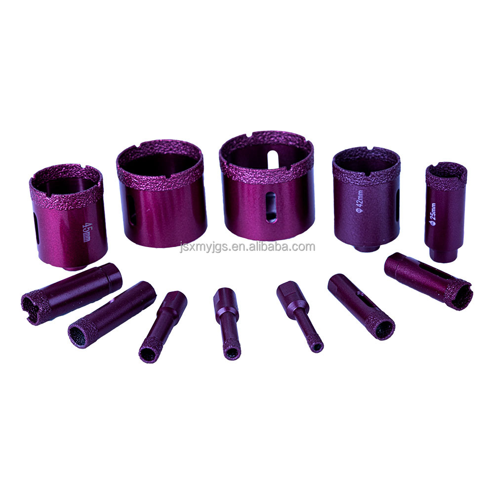 High Quality M10 Purple Series Diamond Core Drill Bit Is Suitable for Tile Drilling Decoration Processing