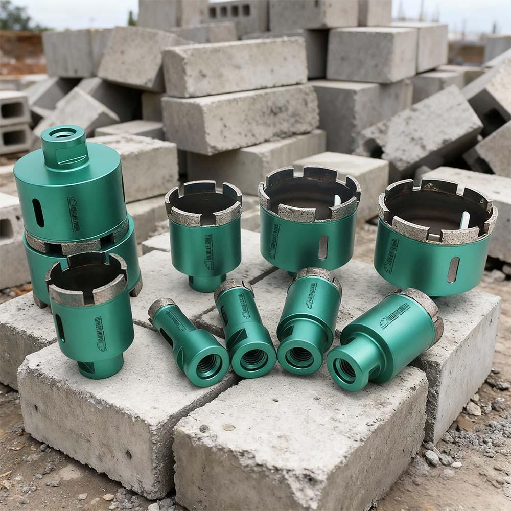 High-frequency Welded Segmented M14 Diamond Core Drill Bits Hole Saw Hole Cutter For Reinforced Concrete Brick Masonry Wall