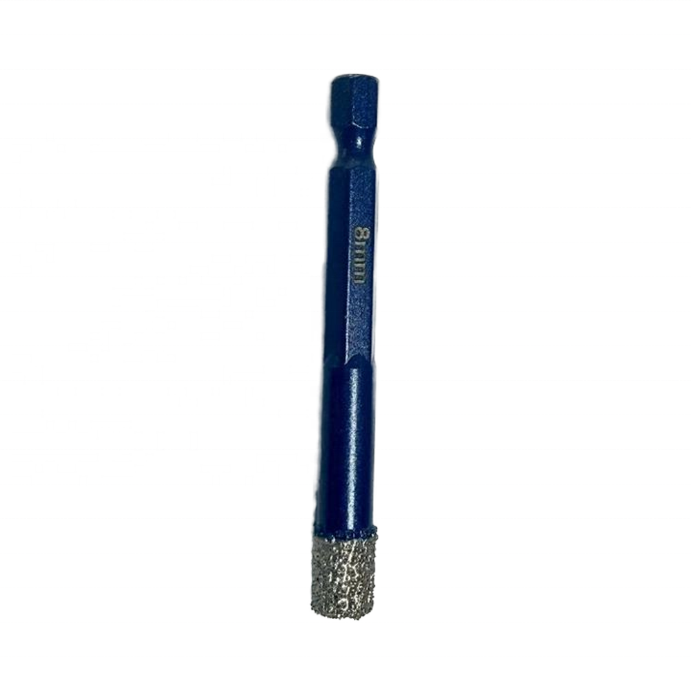 Diamond Dry Drill Bit For Granite Marble Ceramic Tile Glass 6mm Masonry Drill Bits Steel 8/10/12/14mm Vacuum Brazed Drill Bits