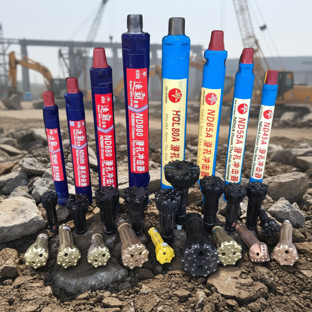 High Performance DTH Hammer For Water Well Drilling Rig Mining Rock Drilling