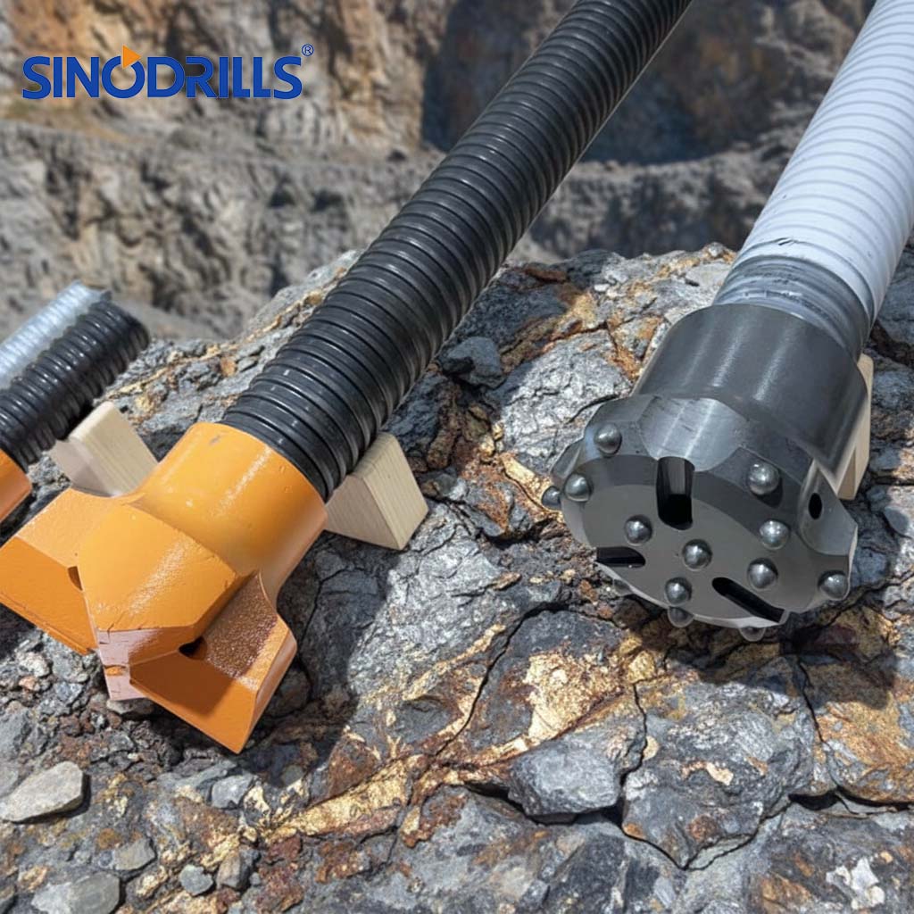 Anchors Concrete Screws Self Drilling Anchor Hollow Bar SDA 40CR Anchor Bolt for Concrete Foundation