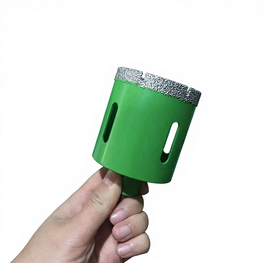 Deyi Diamond Core Drill Bit Set 10mm Complete Kit Ceramic Concrete Tile High Sharpness Dry Use Longevity 30/35# 60/80# Vacuum 1