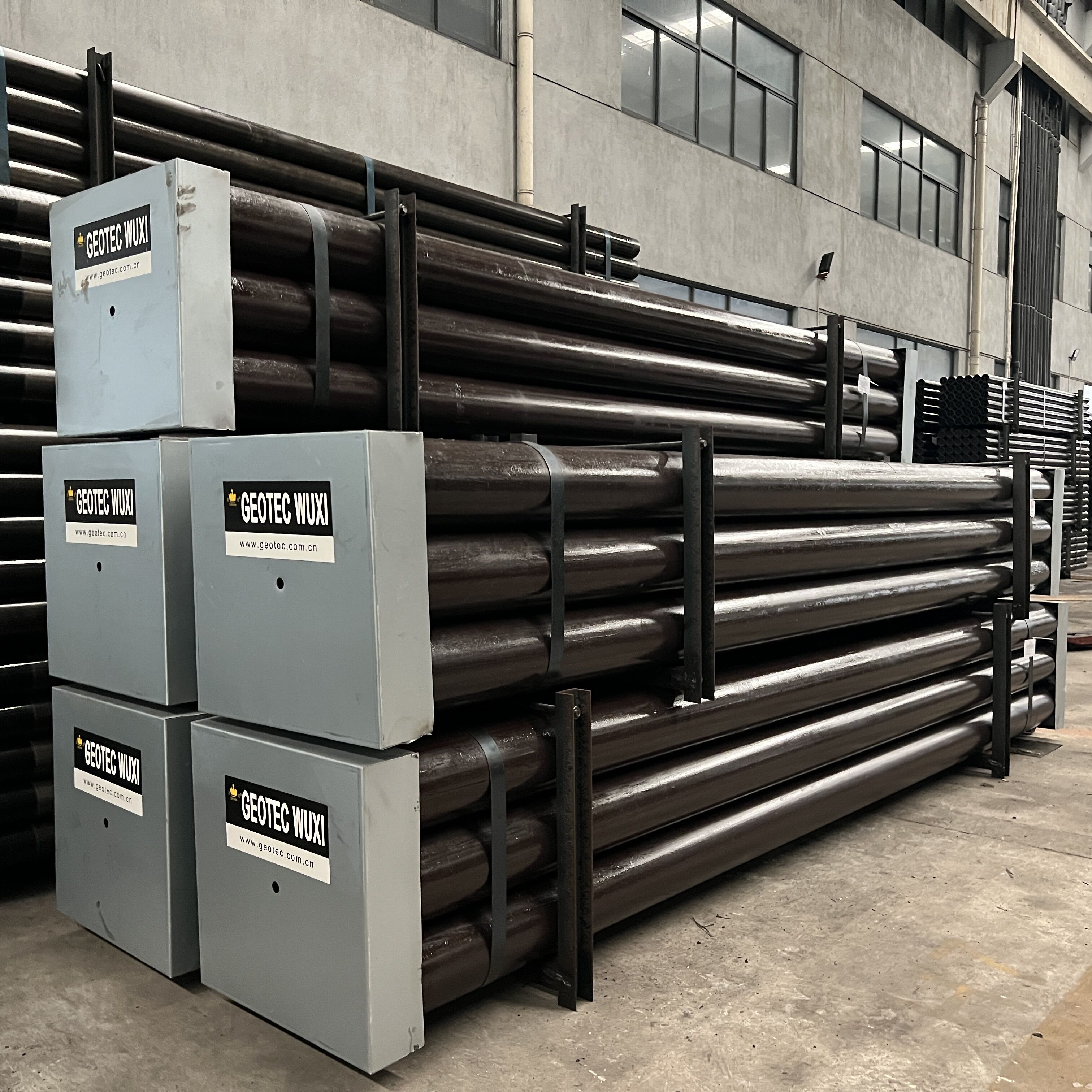 Geotec Wuxi CROWN AW BW NW HW PW Casing Pipe Drill Tube Drilling Rig Parts Drill Rod