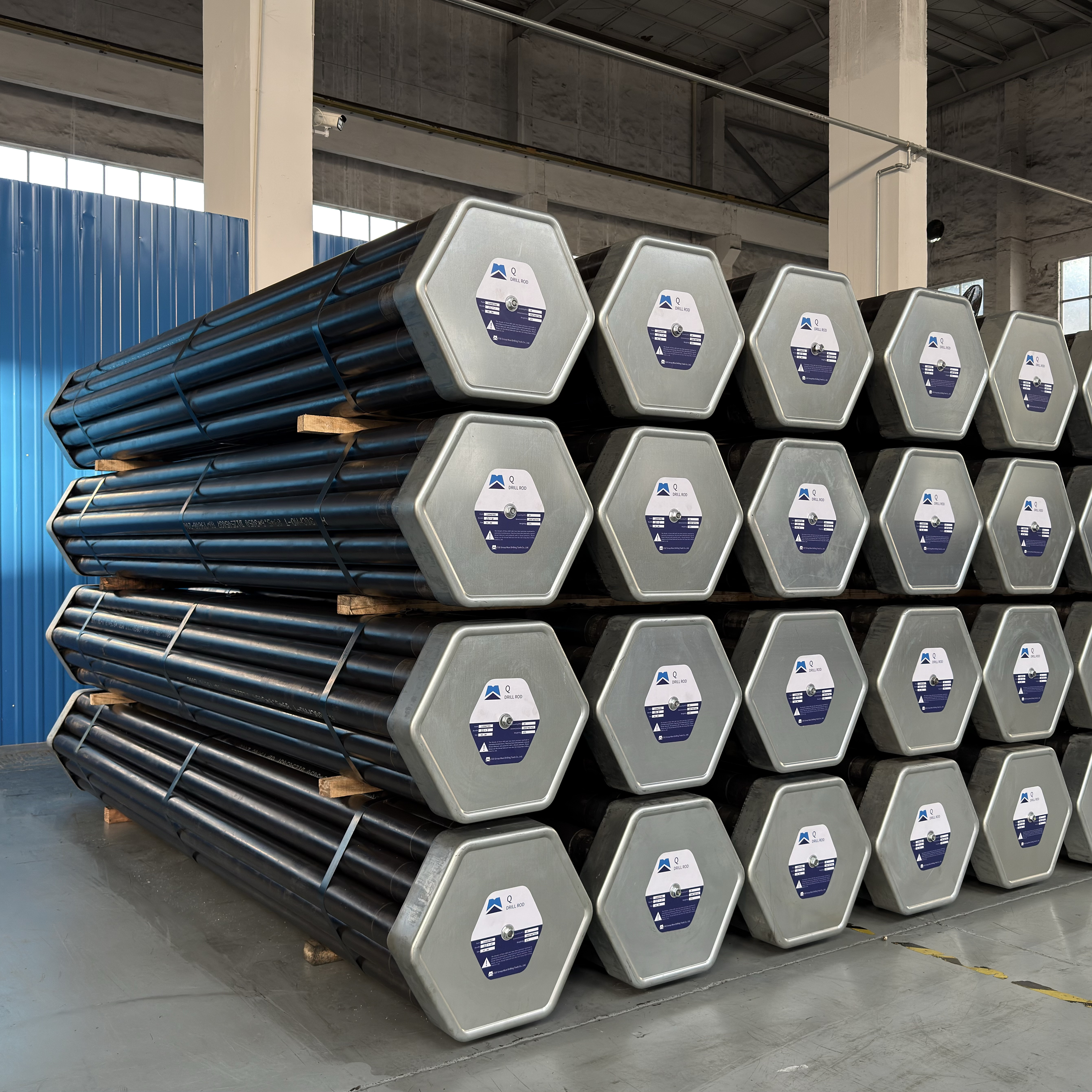 CGE Carbon Steel Drilling Tool Equipment Ore Mining Machine Parts Casing Pipe 1.5m 1m 3m NRQ Drill Rod Pipe
