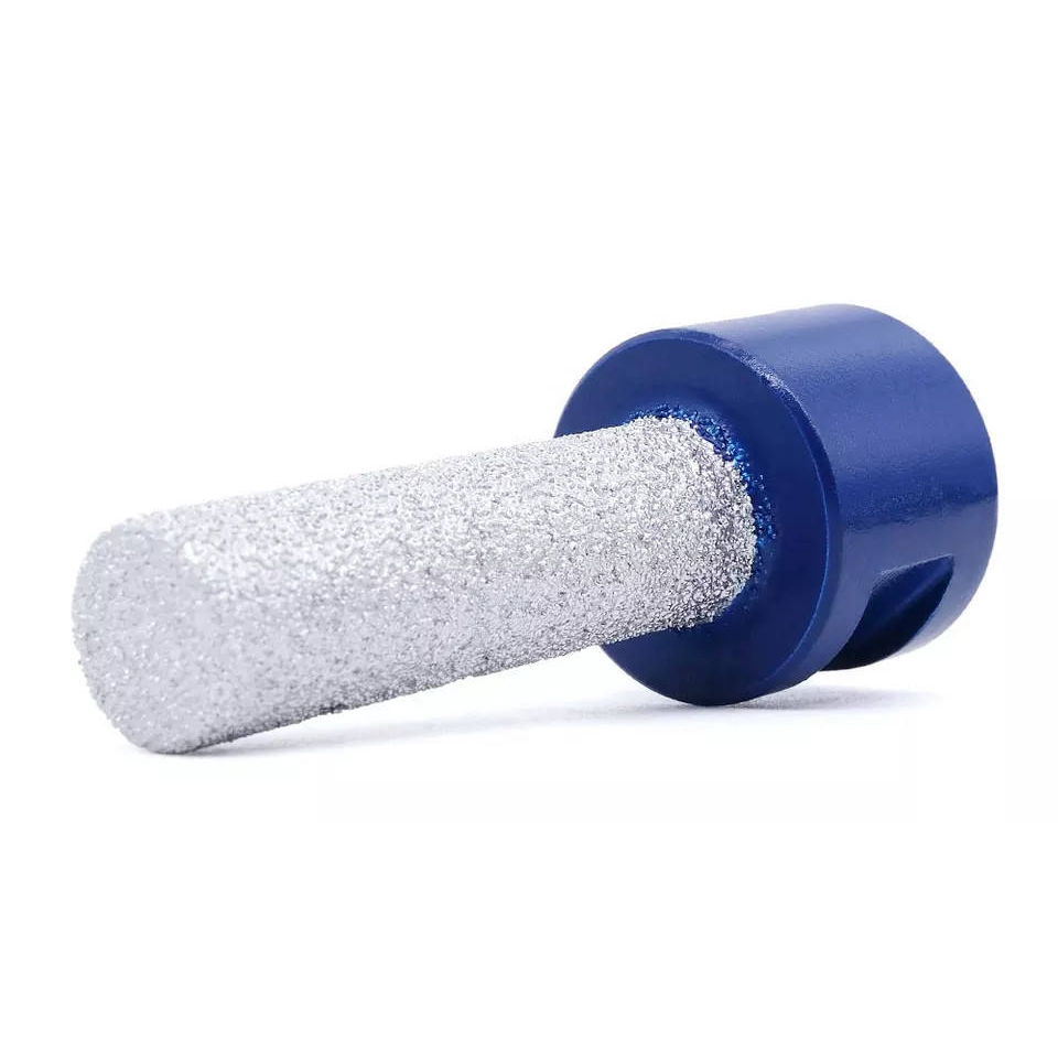 FN FN_QHMZZ M14 5/8-11 Core Drill Bit Vacuum Brazed Diamond Finger Bits Gravel 46# 40-50mm Working Length 60mm Total Length