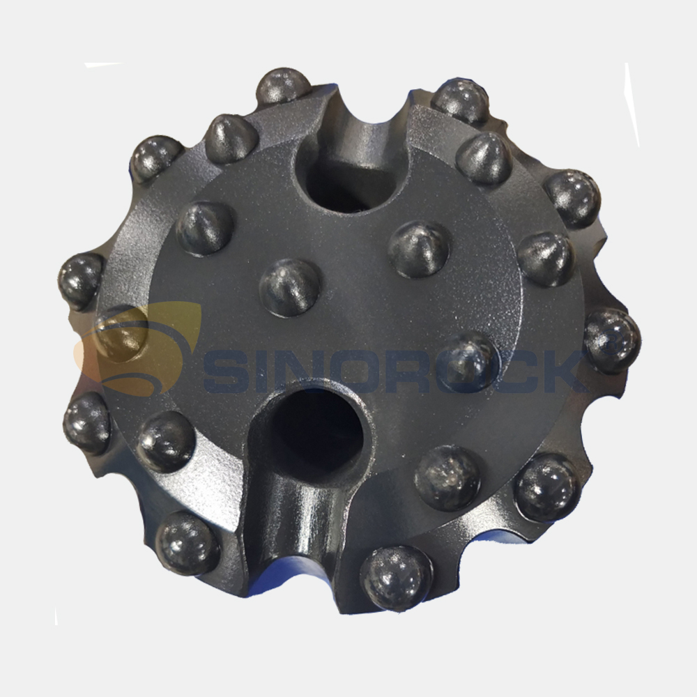 Convex Face DTH Hammer Rock Drill Bits High Air Pressure Button Bit Forging Ore Mining Steel and Carbide Carbon Steel Material