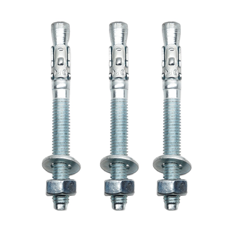 Mild Steel Q235B Q235 Nickel Plating Chromate Plated Screw Type Expansion Anchor Bolts Wedge Anchor