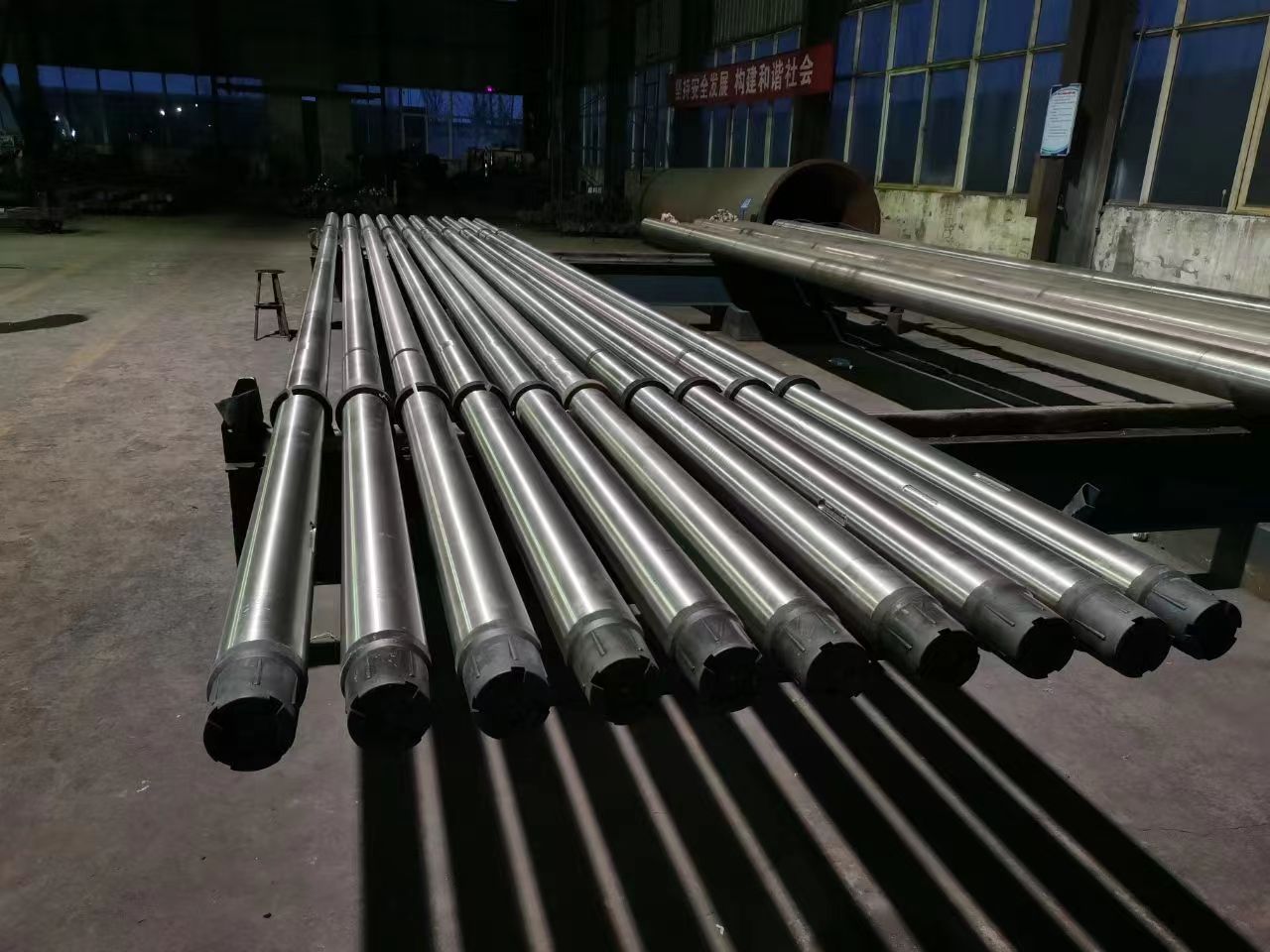 P550 Oilfield Drilling Tools Non Magnetic Spiral Drill Collar for Drilling Rig