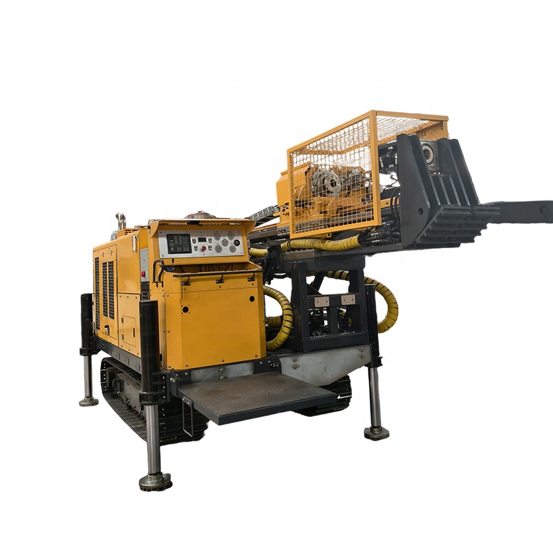 1200m Full Hydraulic Crawler Mounted Surface Core Drilling Rig Machine Gold Mining Crawler Mounted Drill Rig For Mines