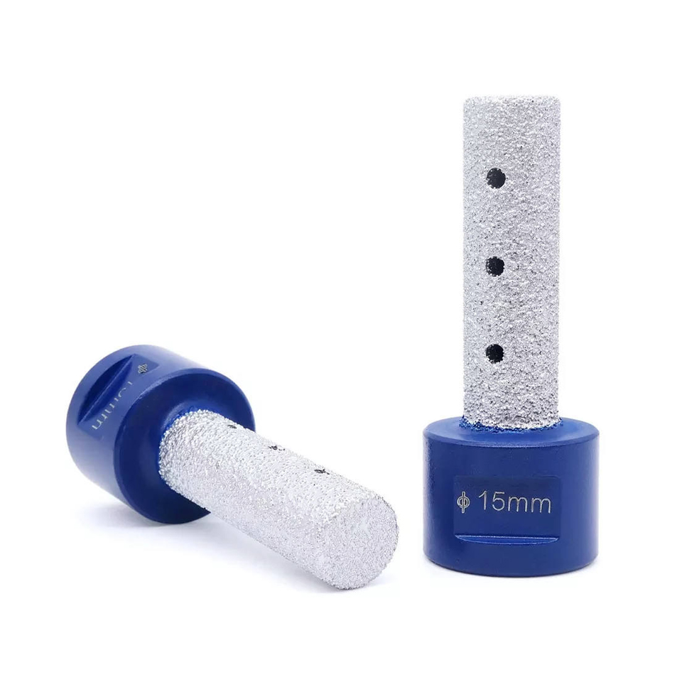 FN FN_QHMZZ M14 5/8-11 Core Drill Bit Vacuum Brazed Diamond Finger Bits Gravel 46# 40-50mm Working Length 60mm Total Length