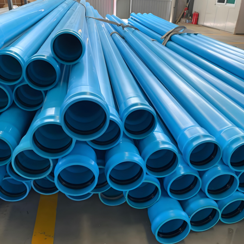 High-Pressure PVC Well Thread Casing And Screen Pipes In Sizes 110 140 160 125 160 225