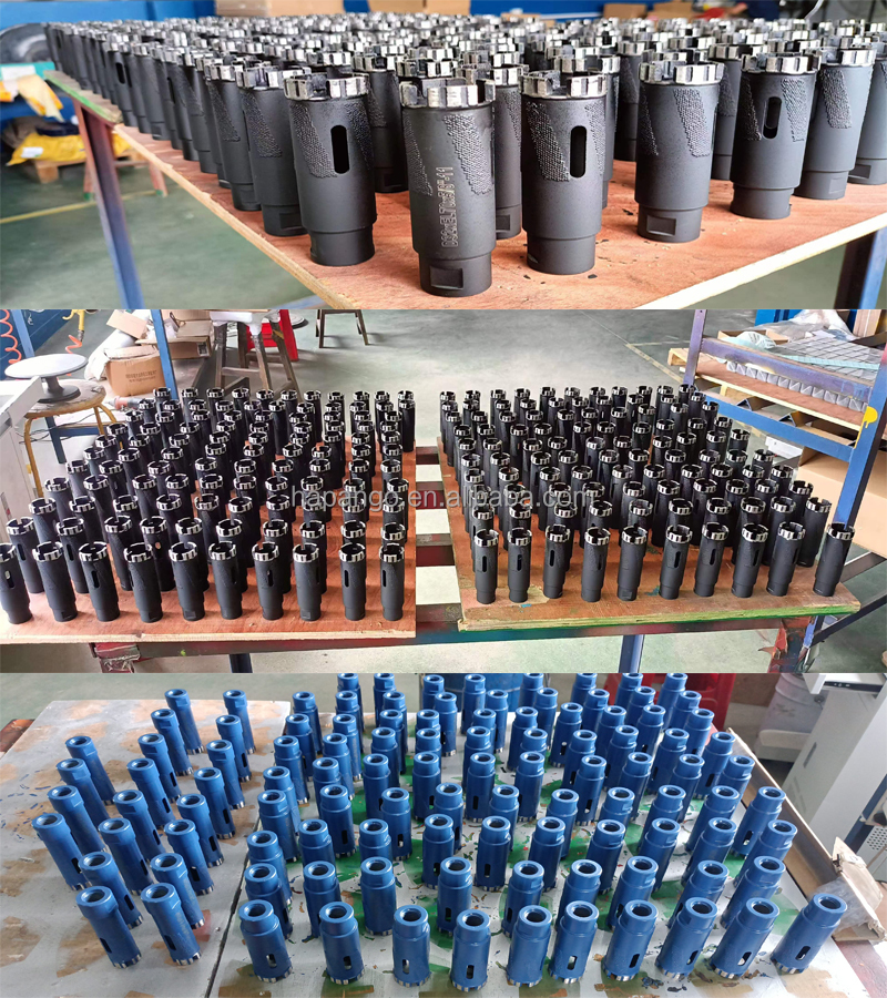 Factory Wholesale High Performance Premium Vacuum Brazed Diamond Core Drill Bits 10mm Gold/Silver Drilling