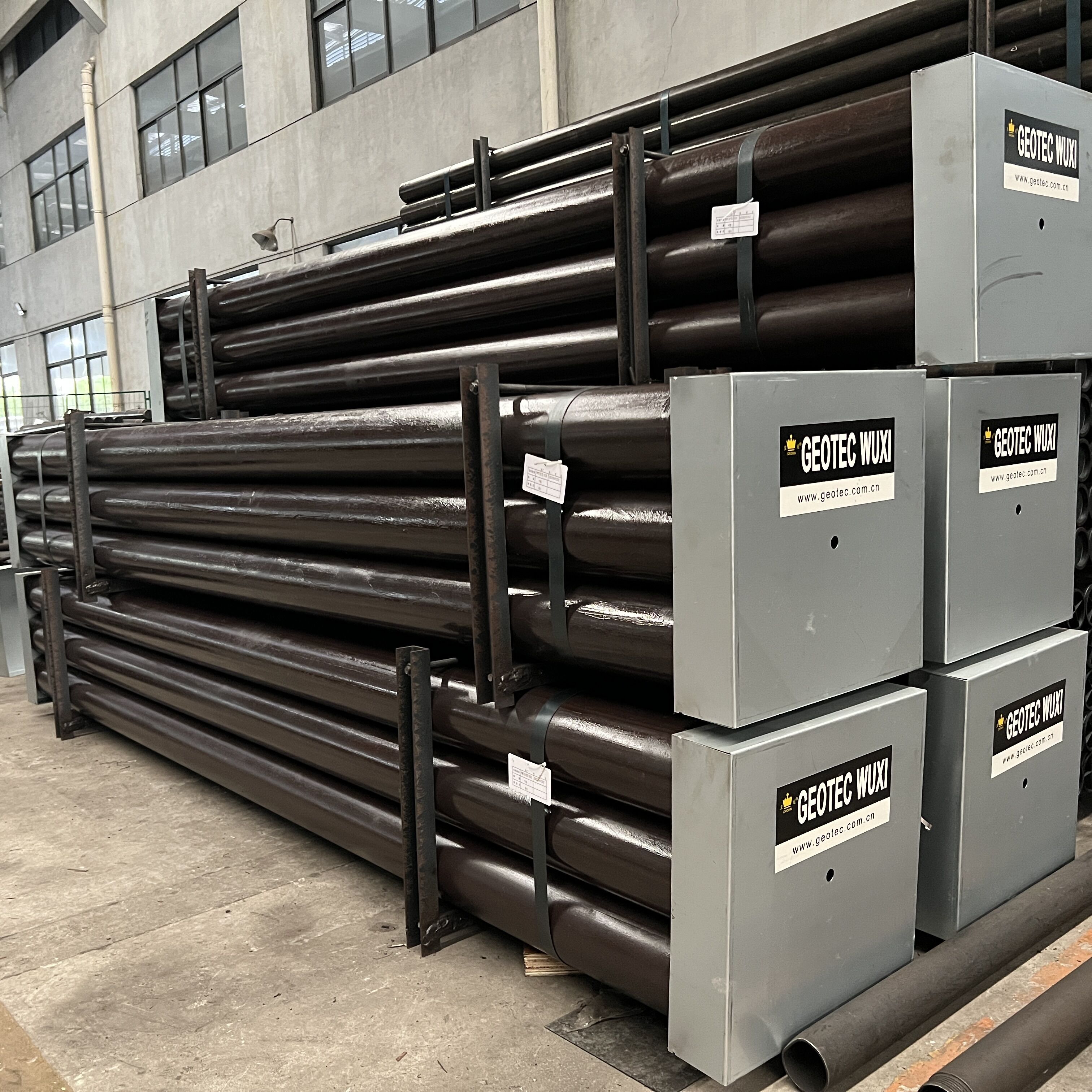 Geotec Wuxi CROWN AW BW NW HW PW Casing Pipe Drill Tube Drilling Rig Parts Drill Rod