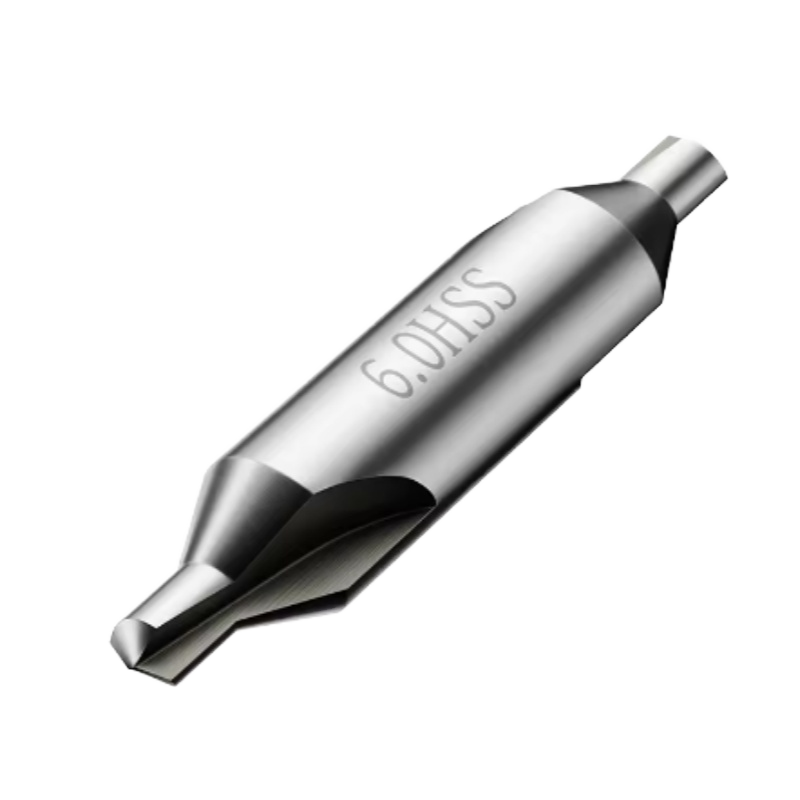 120 Degree HSS Center Drill Bits Types B 1/1.5/2/2.5/3/3.15/4/5/6.3mm Bright Uncoated Steel Drilling OEM Customized Factory