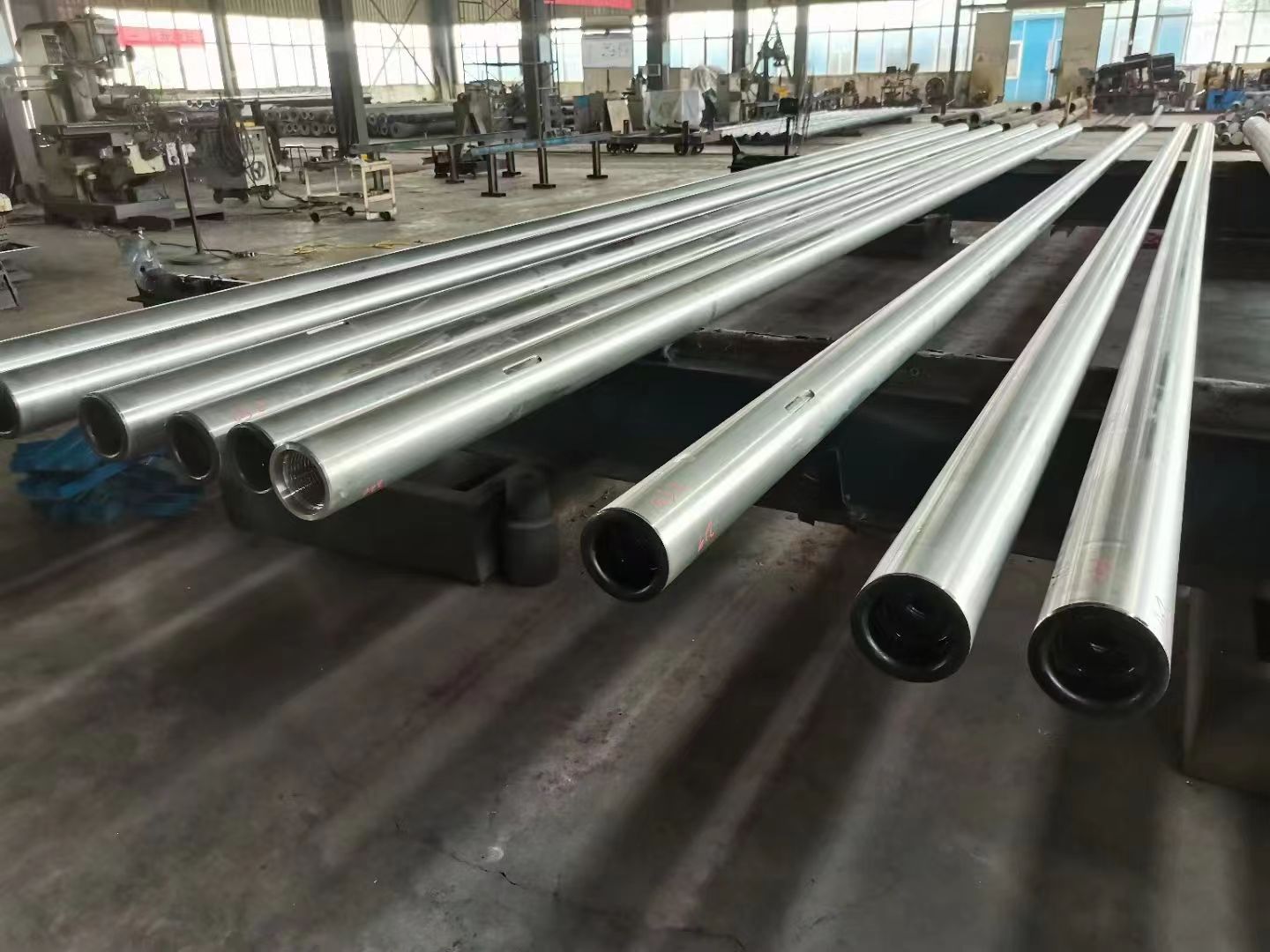 P550 Oilfield Drilling Tools Non Magnetic Spiral Drill Collar for Drilling Rig