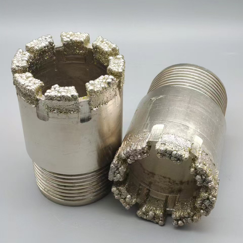 Durable Electroplated Diamond PDC Core Bits 75mm Diameter for Hard Core Gneiss Nasalt Iinestone Layer