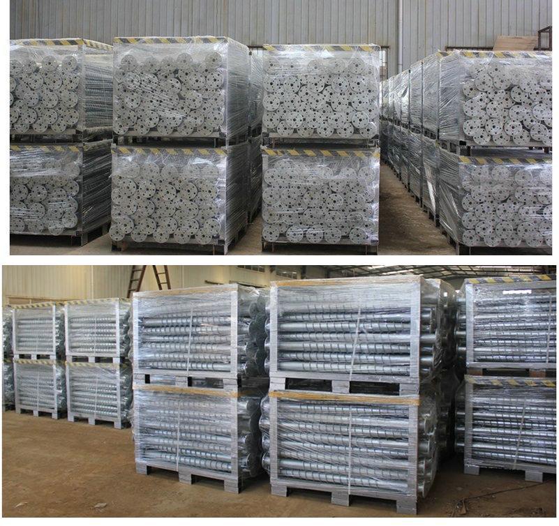 Heavy Duty Hot Dip Galvanized Q235 Ground Screw Anchor No Dig Helical Pile Earth Anchor Foundation For Solar Mounting System