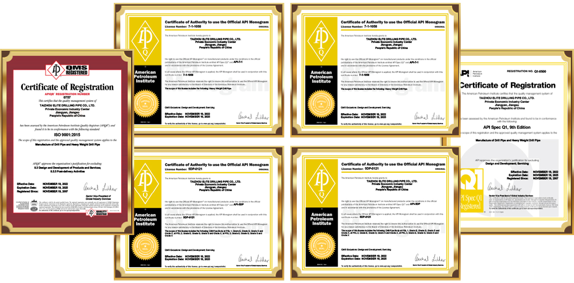 Certificates
