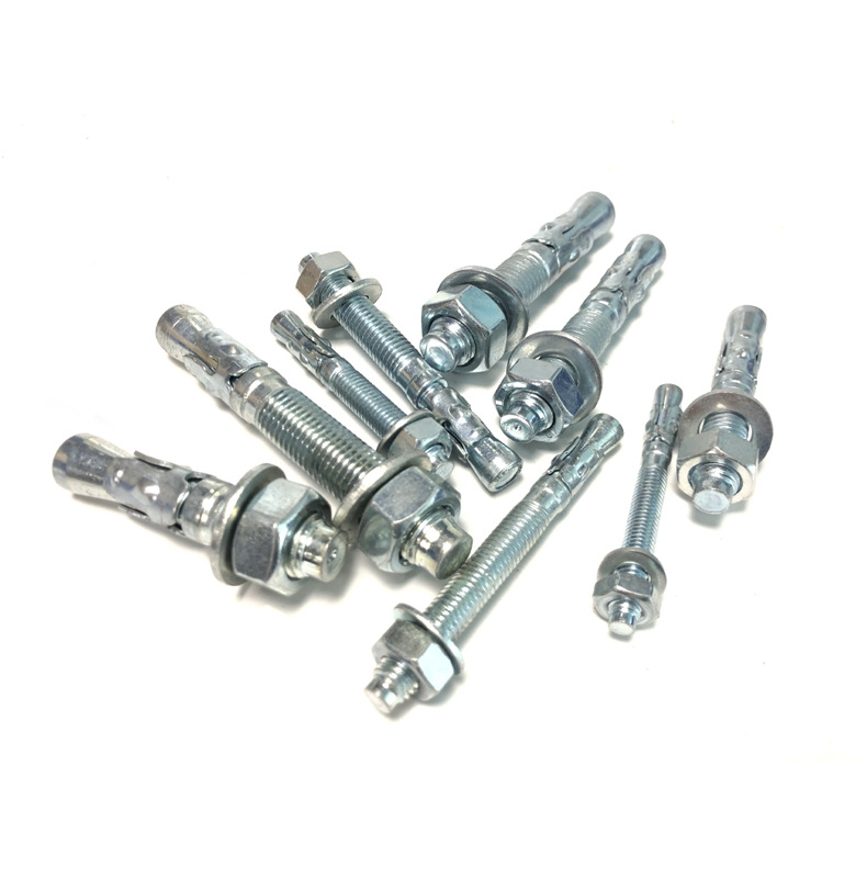 Juheng Din Standard Carbon Steel Galvanized Zinc Plated Hex Head Self Drilling Drywall Anchor Bolt Industrial Construction M10