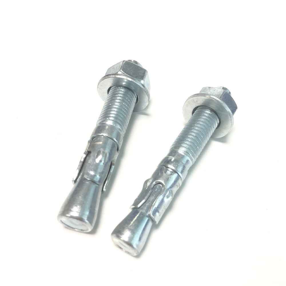 Juheng Din Standard Carbon Steel Galvanized Zinc Plated Hex Head Self Drilling Drywall Anchor Bolt Industrial Construction M10