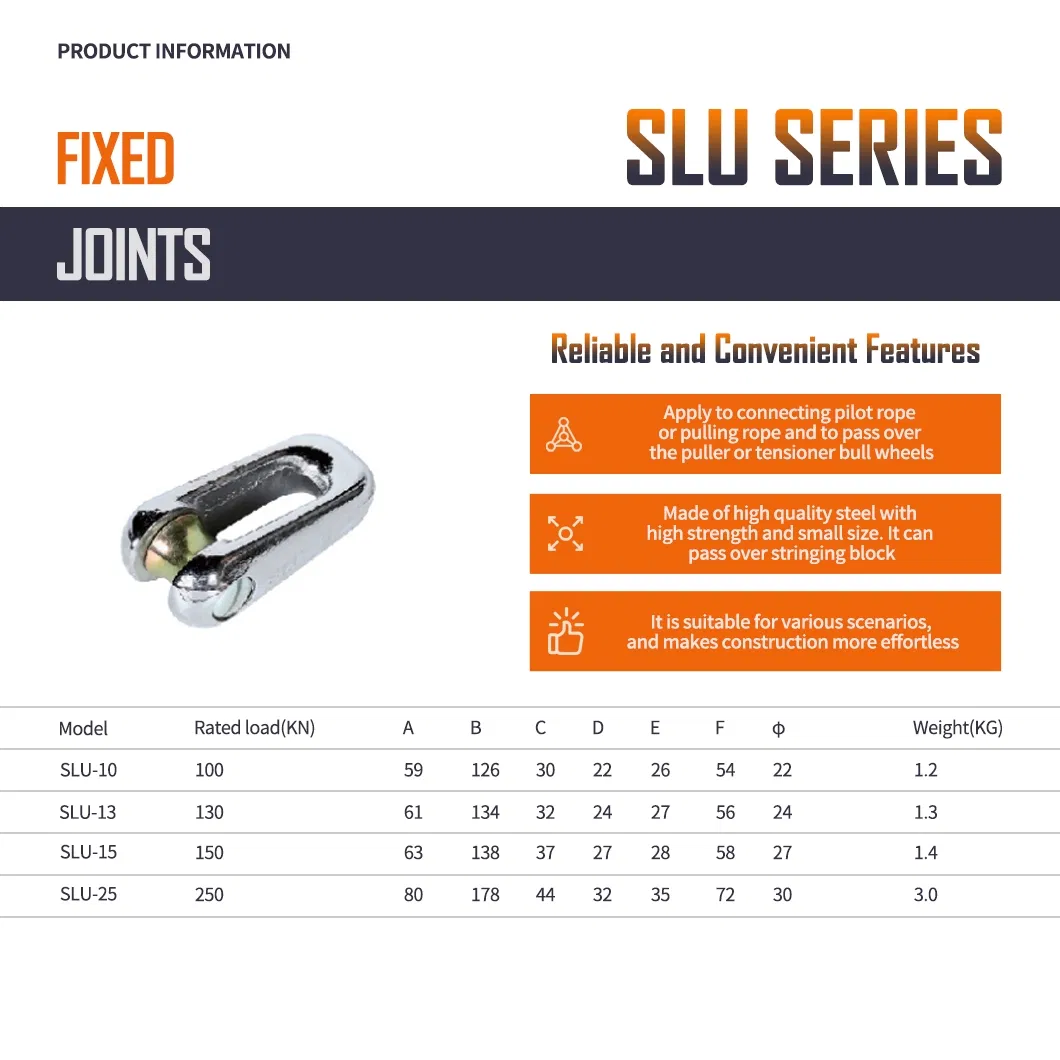 SLU Series Electric Construction Tool Fixed Joints 4