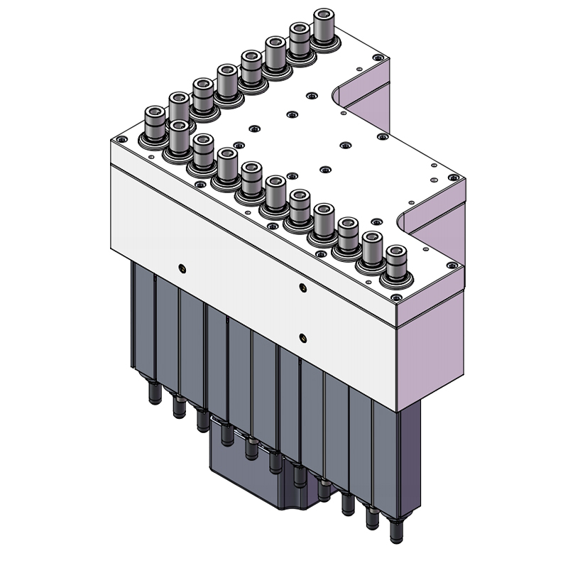 HQD CNC Drilling Head Boring Units 9 Vertical Drills And 4 Horizontal Drills Boring Heads For CNC Boring Machine HQP-V9H4