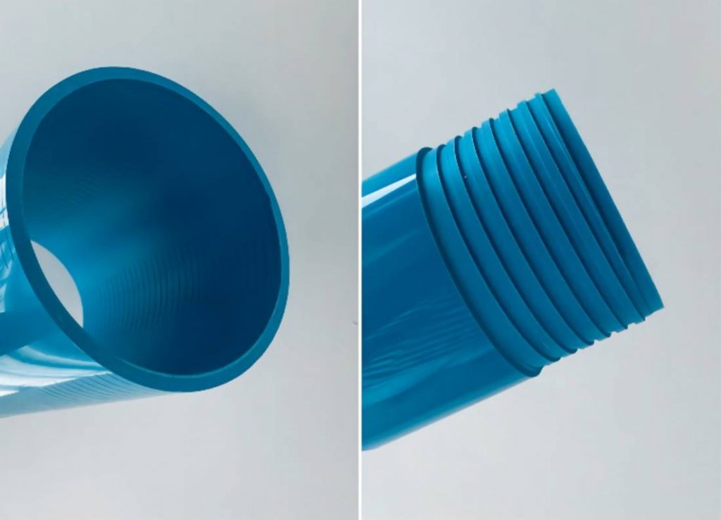 Pressure PVC Casing DN115 Blue Color Water Well Pipe